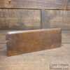 Antique 18th Century Wm. Moss 1775-1800 Side Rebate Beechwood Moulding Plane