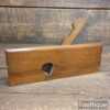 Antique 18th C John Green 1774-1807 Side Round Beechwood Moulding Plane