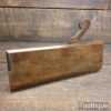 Antique 18th Century No: 11 Hollow Beechwood Moulding Plane