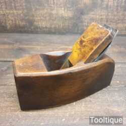 Vintage Carpenter’s Beechwood Smoothing Block Plane Boxwood Wedge
