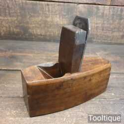 Vintage Carpenter’s Beechwood Toothing Plane - Peugeot Freres Iron