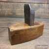 Vintage Carpenter’s Beechwood Toothing Plane - Peugeot Freres Iron