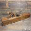 Nice Vintage Tertius Keen Carpenter’s 22” Beechwood Trying Plane - Lapped Flat