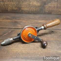 Vintage Stanley No: 803 Double Pinion Egg Beater Hand Drill - Good Condition