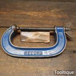 Vintage Record 5” Woodworking G Clamp - Good Condition