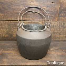 Nice Vintage Archibald Kenrick 2pt Cast Iron Glue Pot - Good Condition