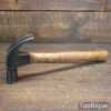 Vintage Stanley Carpenter’s 13oz Cast Steel Claw Hammer - Good Condition