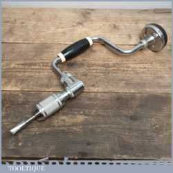 Vintage Stanley 73E MK4 8" Swing Ratchet Brace - Carpenters Tool