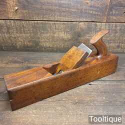 Antique John Moseley Carpenter’s 16” Skew Mouthed Beechwood Badger Plane
