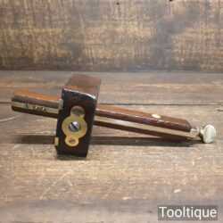 Vintage Marples Carpenter’s Rosewood & Brass Mortise Gauge - Good Condition