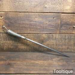 Vintage Rushbrooke Sheffield Butcher Or Chef's Fat Bellied Sharpening Steel