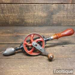 Vintage Keen Double Pinion Egg Beater Hand Drill - Good Condition