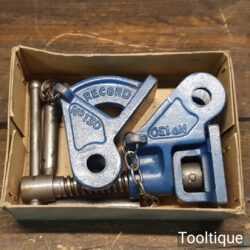 Vintage Part Boxed Pair Record No: 130 Sash Clamp Heads - Good Condition