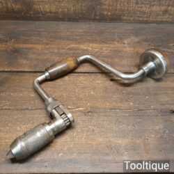 Vintage Stanley No: 73 Carpenter’s Ratchet Brace 10” Swing - Good Condition