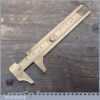 Vintage Rabone And Sons No: 1466 Brass Imperial Callipers