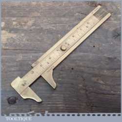 Vintage Rabone And Sons No: 1466 Brass Imperial Callipers
