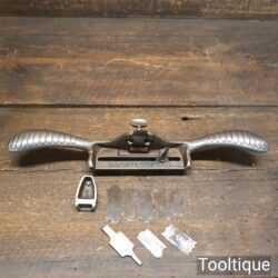 Antique Stanley USA No: 66 Nickel Plated Hand Beading Plane Feb.9. 1886