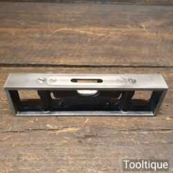 Vintage L.S.S. Co. Starrett USA Machinist’s 6” Cast Steel Spirit Level