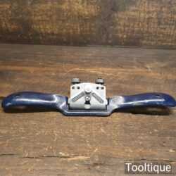 Vintage Record No: 0151 Adjustable Flat Soled Metal Spokeshave - Fully Refurbished