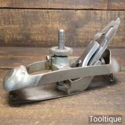 Vintage Stanley Victor USA 20 Nickel Plated Circular Compass Plane - Fully Refurbished