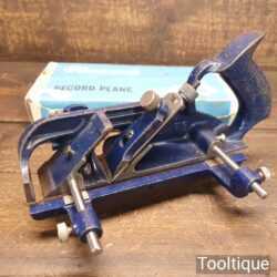 Vintage Boxed Record No: 778 Twin Arm Duplex Rabbet Plane - Fully Refurbished