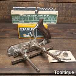 Vintage Boxed Stanley England No: 50 Combination Plough Plane - Fully Refurbished