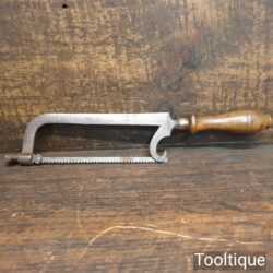Early Small Antique 6” Cast Steel Lancashire Pattern Hacksaw