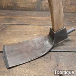 Vintage W. Gilpin Carpenter’s Adze With 32″ Hickory Handle - Sharpened Honed