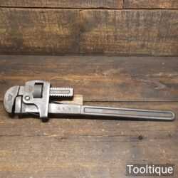 Vintage Trimont Mfg. Co. USA 18” Stillson Pipe Wrench - Good Condition