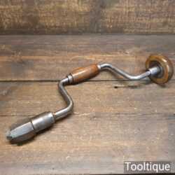 Vintage Skinner Carpenter’s Brace 8" Swing - Refurbished Ready To Use