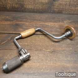 Vintage Stanley No: 144 Carpenter’s Ratchet Brace 10 Swing - Good Condition