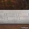 Vintage 24” Chesterman No: 618D Imperial Steel Contraction Ruler Contraction Scale