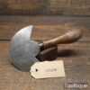 Vintage Leatherworkers 4 ½” Half-Moon Cutter Nice Unusual Design - Good Condition