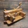 Rare Antique 18th C William Madox 1748-1775 Carpenter’s Beechwood Sash Fillister Plane