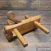 Rare Antique 18th C William Madox 1748-1775 Carpenter’s Beechwood Sash Fillister Plane