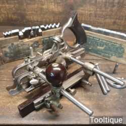 Vintage Stanley Sweetheart USA No: 45 Combination Plough Plane - Good Condition