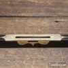 Very Rare Buist of Scotland Ornate Vintage 9” Ebony & Brass Spirit Level