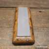 Vintage 4 ½” x 1 ½” Fine Grade Natural Welsh Slate Honing Stone - Lapped Flat
