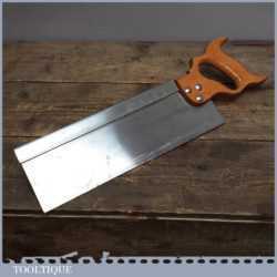 Vintage H.H. Swan 14” Steel Back Bench Saw - Marked 1964 12 TPI