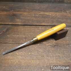 Vintage Marples Carpenter’s 1/4” In-Cannel Gouge Chisel - Sharpened