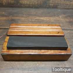 Vintage 8” x 1 ¾” Natural Welsh Slate Fine Honing Stone - Lapped Flat