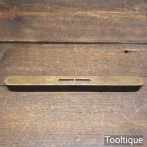 Vintage E. Preston & Sons 9” rosewood and brass spirit level Vintage E. Preston & Sons 9” rosewood and brass spirit level