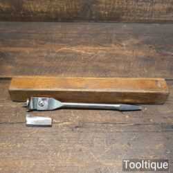 Vintage Wm. Ridgeway Expansion Bit Two Cutters 7/8” – 3” Original Box