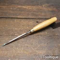 Vintage Buck & Hickman Toga Carpenter’s 1/8” Cast Steel Mortice Chisel - Sharpened