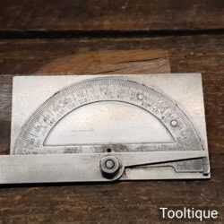 T23812 – Vintage Setten & Durward Ltd engineer's protractor in good used condition.