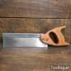 Vintage Spear & Jackson 10” Steel Back Dovetail Saw 12 TPI - Sharpened
