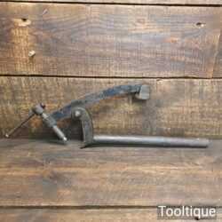 Vintage Bench Holdfast Clamp with 7/8” Stem - Good Condition