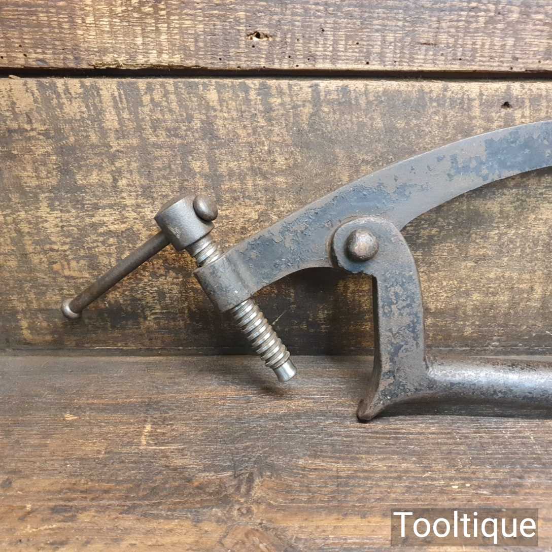 Vintage Bench Holdfast Clamp with 7/8” Stem Good Condition Tooltique