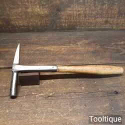 Vintage W. Marples Leatherworker’s Upholsterer’s Strapped Tack Hammer - Good Condition