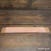 Vintage 13” x 2” Leather Strop Mahogany Backing Board - Unused Condition